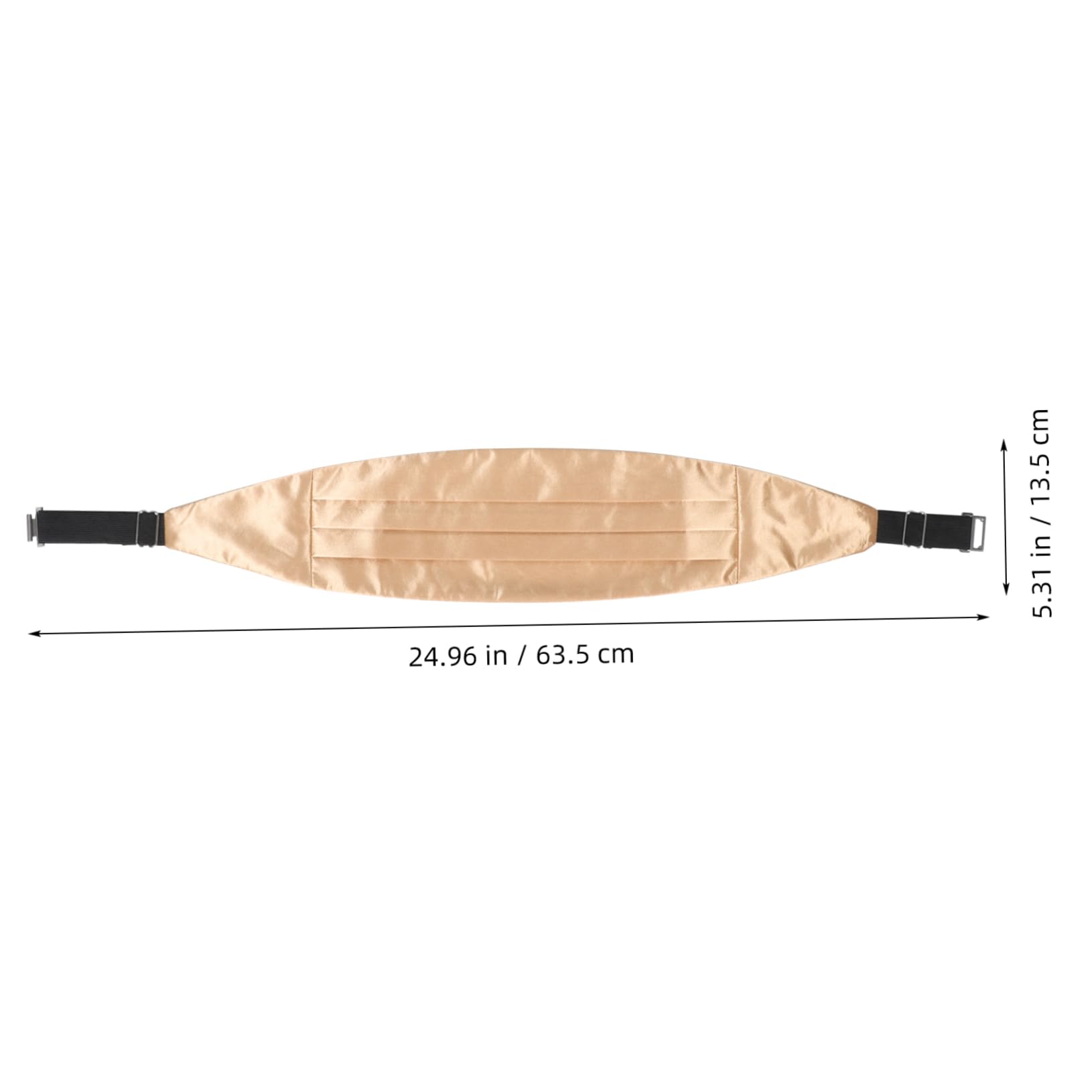 Ipetboom Men's Satin Dress Girdle Bow Tie Formal Cumberbund for Suit Adjustable Waistband for Wedding Party Formal Events