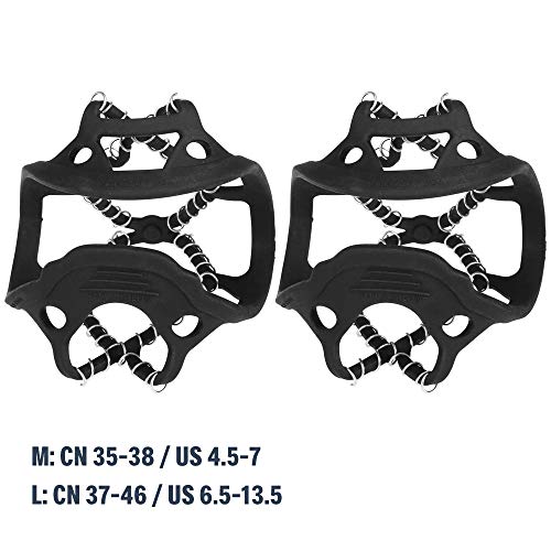 Crampons de gelo, Andoer 1 par de grampos de gelo para botas de neve de inverno, capas, pinças de ge