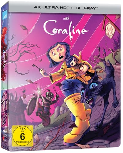 Coraline – 4K Steelbook (UHD + Blu-ray Disc)