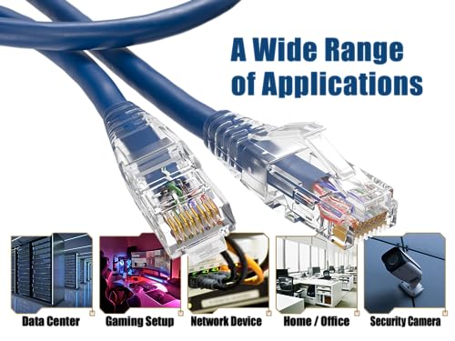 Cable líder Cat 6 UTP 10 ft con conectores RJ-45 miniatura 5
