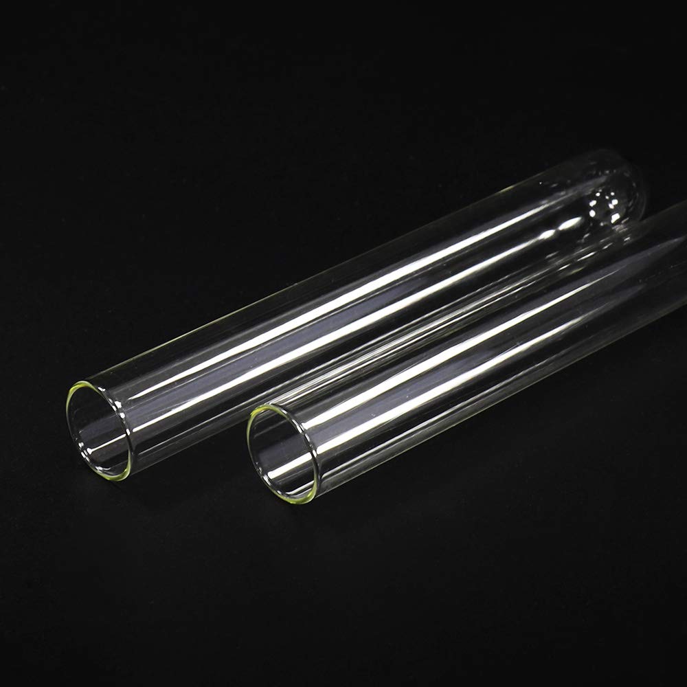 50 tubos de prueba de vidrio de borosilicato, vol.20 ml 20 x 150 mm, parte inferior redonda, LVH1002