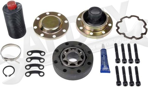 APDTY 043417 Driveshaft Propeller Shaft CV Joint Kit Fits 2007-2016 Jeep Wrangler Front or Rear With 8-Bolt Flange (Allows Repair Of The 8-Bolt Driveshaft Instead Of Total Replacement)