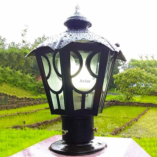 Image of Lyse Decor Gate Lights for Outdoor Waterproof, Gate Lamps for Main Gate /Boundary, Outdoor Wall Lights, Main Gate Lights Pillar Waterproof (Pack of 2)