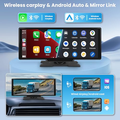Pantalla Android Auto de 10.3 pulgadas con Airplay y soporte de vídeos por Bluetooth 2