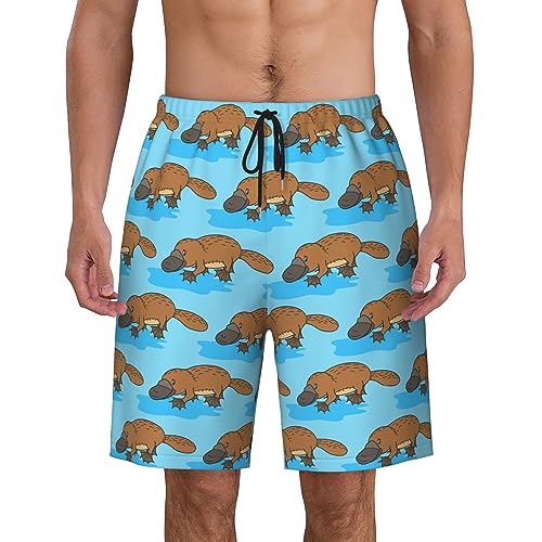 Platypus Mens Swim Trunks Quick Dry Swim Shorts Swimwear Bathing Suits with Pockets