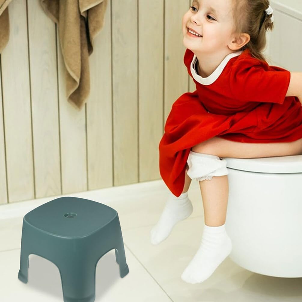 Alipis Step Stool for Kids, 2pcs Plastic Stool Step Ladder for Adults, Foot Bathroom Step Plastic Seat for Kitchen Garden Childrens