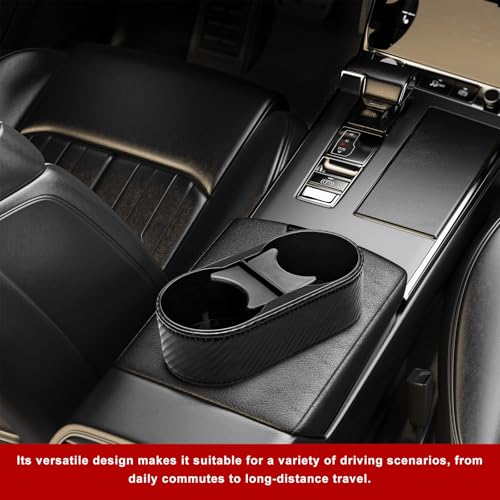 Portavasos para carro con doble soporte y organizador miniatura 6