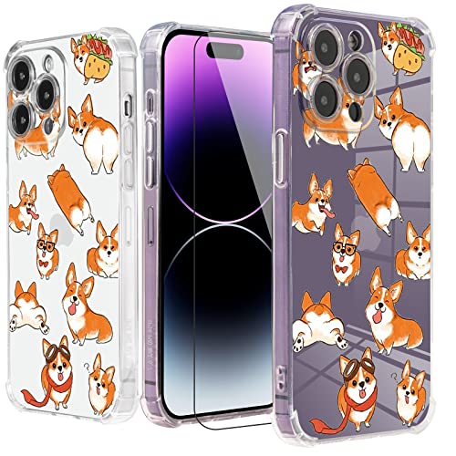Coque chien pour iPhone 15 Pro Max protection écran balade