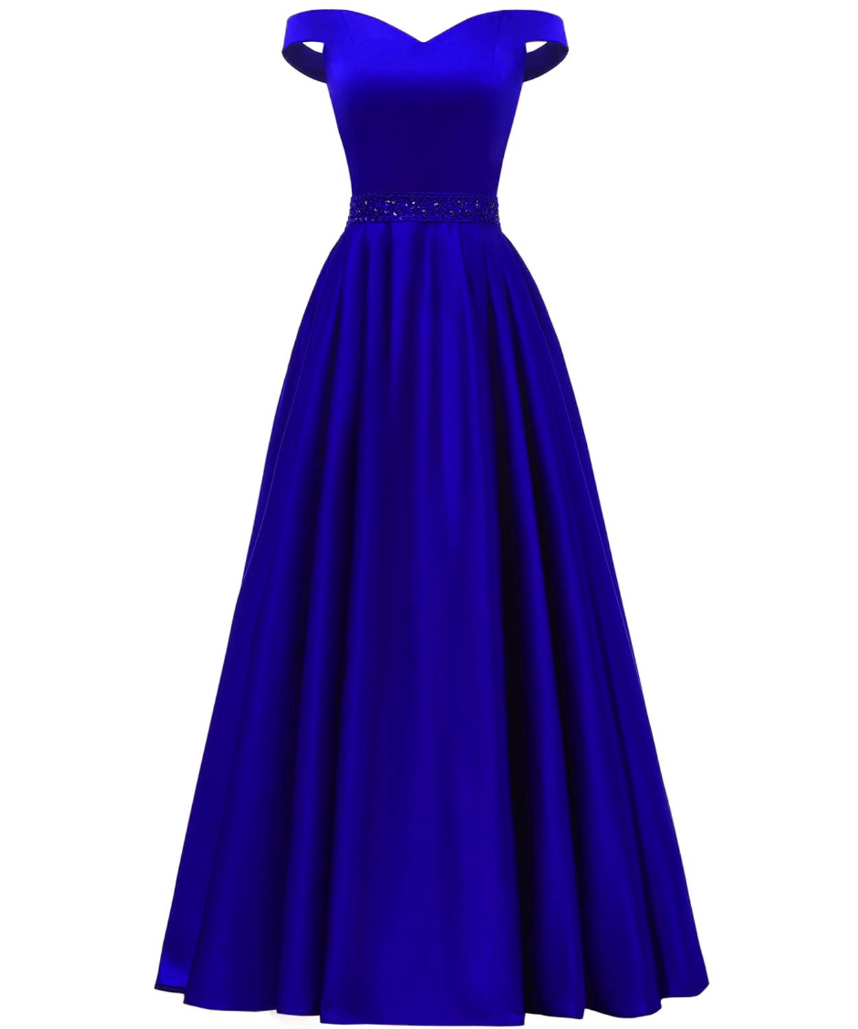 princess polly baby blue dress A Line Ruched Satin Royal Blue Prom Dresses For Teens