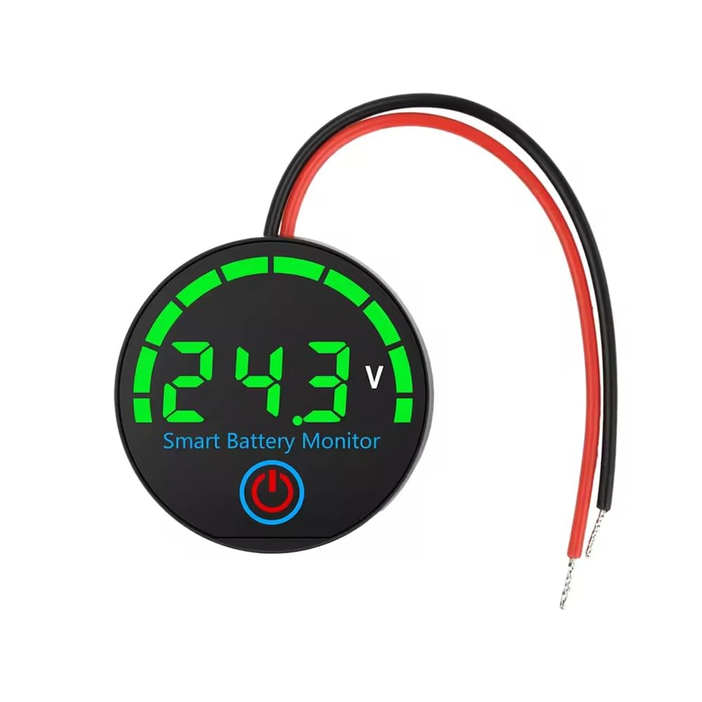 Jnchdghwa Green Led Battery Level Indicator Digital Voltmeter 12V/24V/36V/48V Voltage Charge Tester Lithium Battery Capacity Board