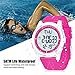 Beeasy Digital Watch Waterproof with Stopwatch Alarm Countdown Dual Time, Ultra-Thin Super Wide-Angle Display Digital Wrist Watches for Men Women