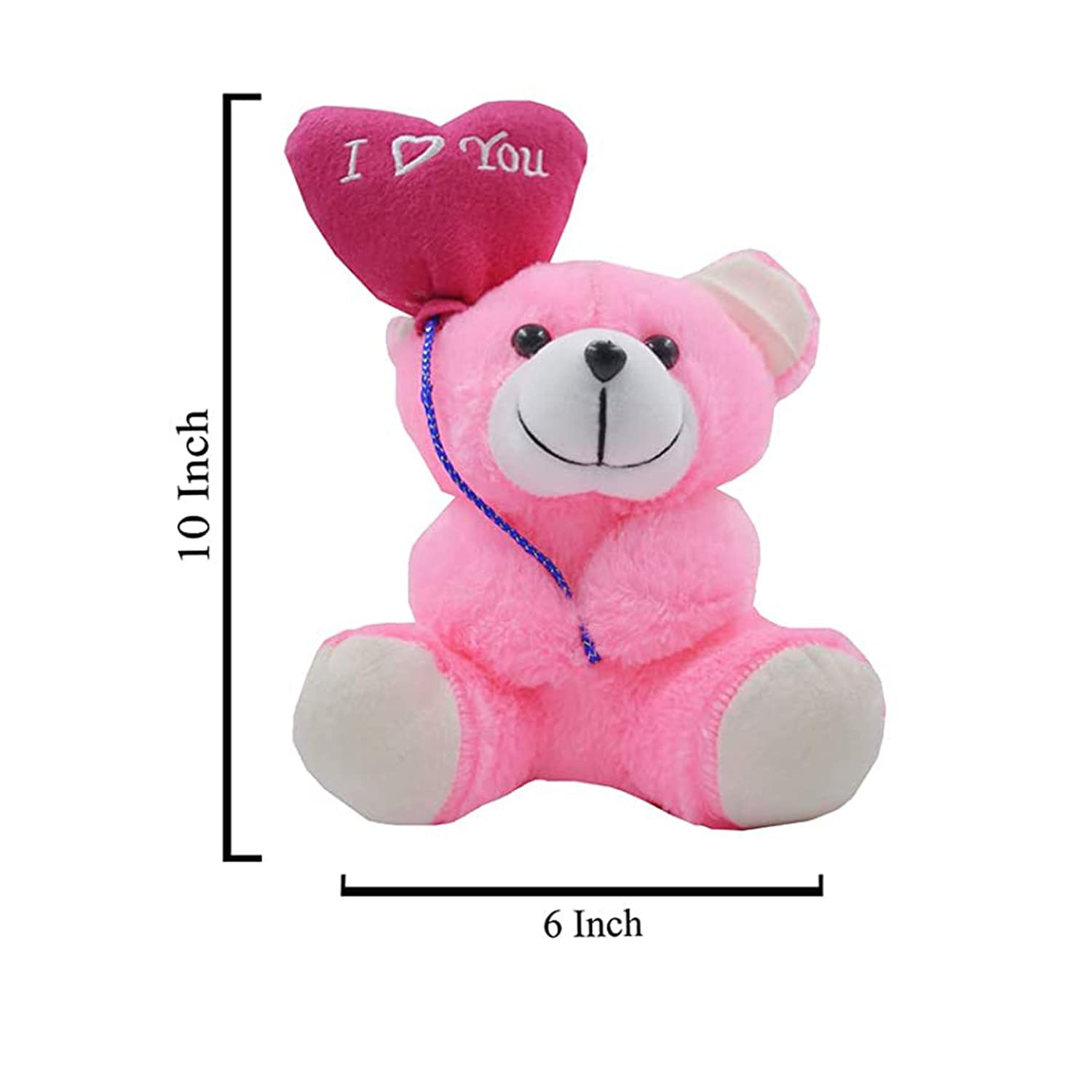 ME & YOU Gift for Valentine's Day-Romantic Gift for Wife/Girlfriend/Fiancee|Teddy Day, Rose Day, Purpose Day Gift| Valentine's Week Day Gift with Pink (I LOVE YOU) Teddy, Red Rose & Love Card