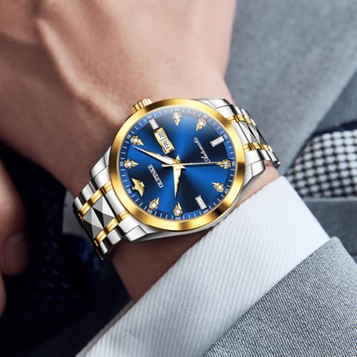 Image of OLEVS Automatic Men Watches Mechanical Luxury Self Winding Wrist Watch Stainless Steel Waterproof Wrist Watches