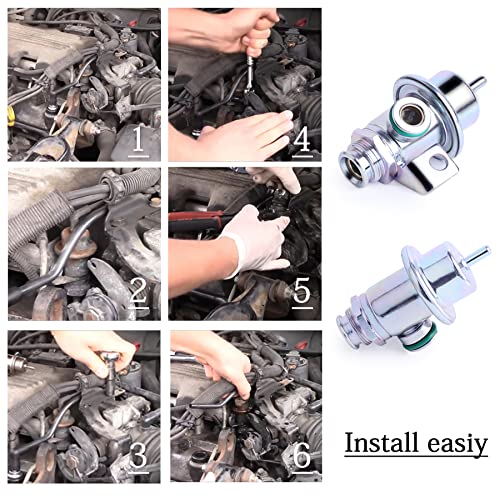 17113622 25336517 Jccglobal Fuel Injection Pressure Regulator Compitable With Gm Beretta Camaro Caprice Cavalier Colorado Corsica Impala Lumina Lumina Apv Malibu Monte Carlo Trailblazer Trailblazer #TOP3