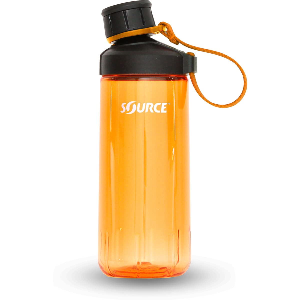 Source Act Tritan Single Wall Trinkflasche, amber orange, 0.95L