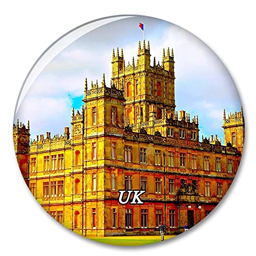 Uk England Highclere Castle Newbury Fridge Magnet Decorative Magnet Tourist City Travel Souvenir Collection Gift Strong Refrigerator Sticker