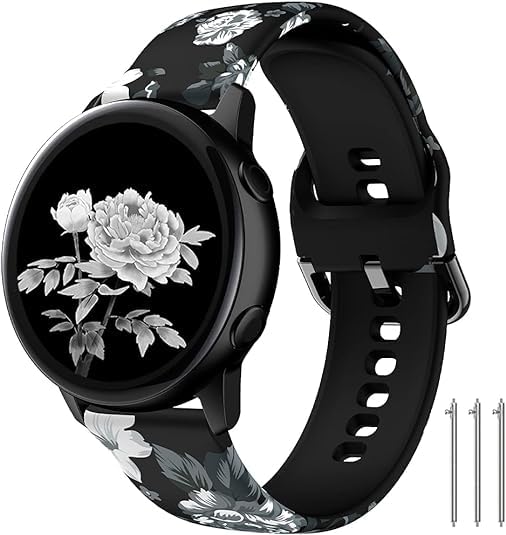 TOOLAIK Florai 22mm watch band Compatible for Samsung galaxy watch 3 45mm/Gear S...