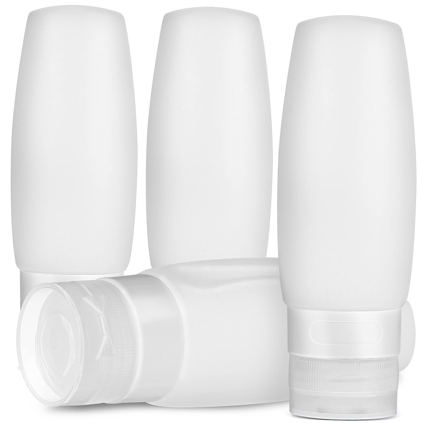 FOMIYES 3 Set Di Flaconi Da Viaggio Per Articoli Da Toeletta Con Pompa Flaconi Per Shampoo Ricaricabili Resistenti Alle Perdite Da 100 Ml Per Viaggi 4 Pezzi*3
