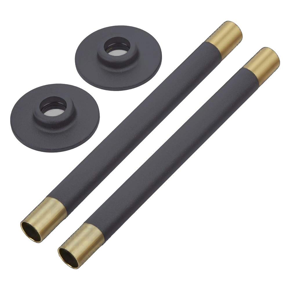 Milano Anthracite 15Mm Heated Towel Rail Radiator Pipe Connector Kit