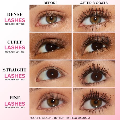 Image of Too Faced Lashes Ever After Full Size Mascara Set | Better Than Sex Dramatic Lashes Mascara Gift Set