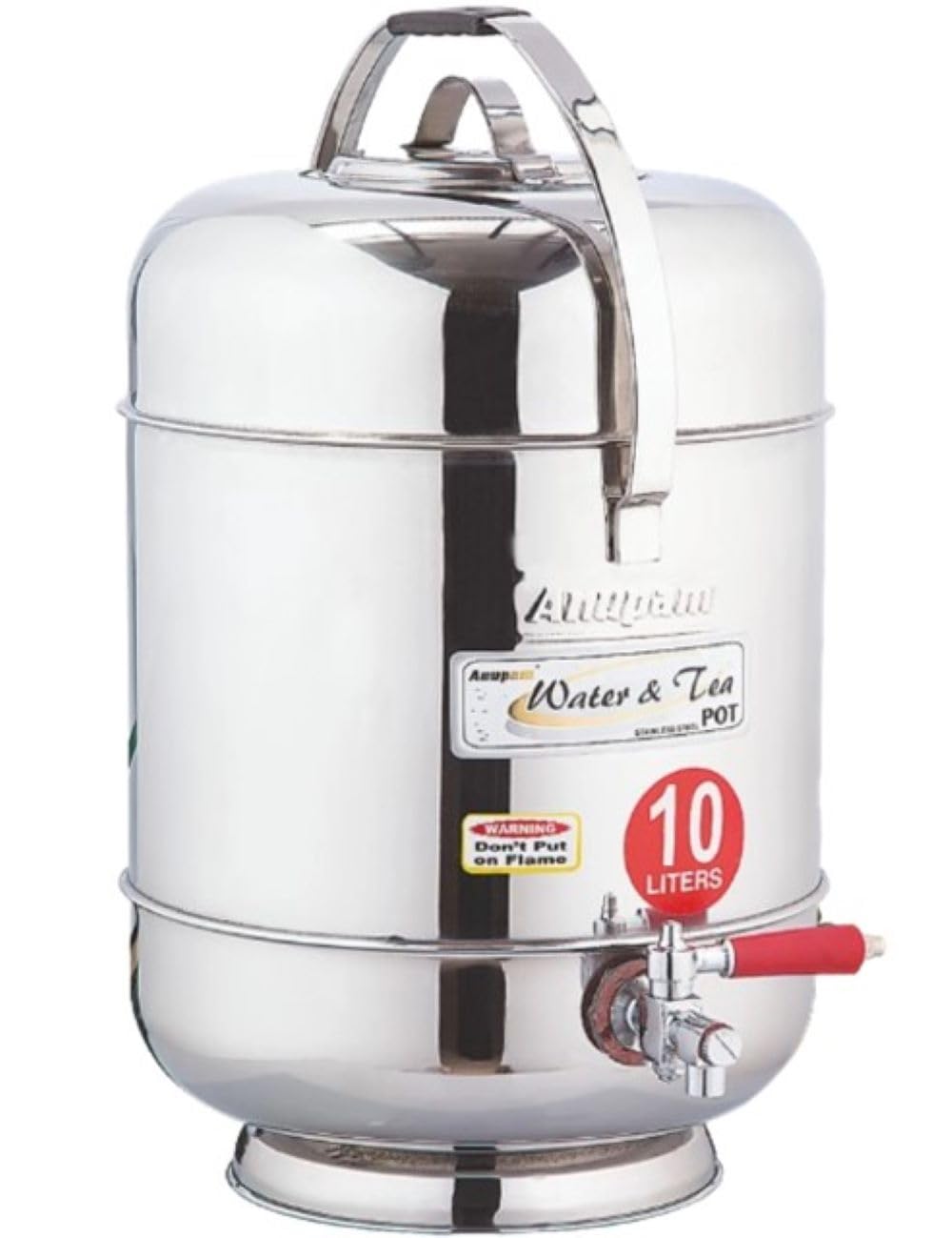 jewellary hub Conventional Tea Coffee Thermos made of Stainless Steel | Commercial Hot and Cold Urn Pot | Drink Dispenser with Spigot for Parties at Home or Office (Stainless Steel, TTH 5 Liter)