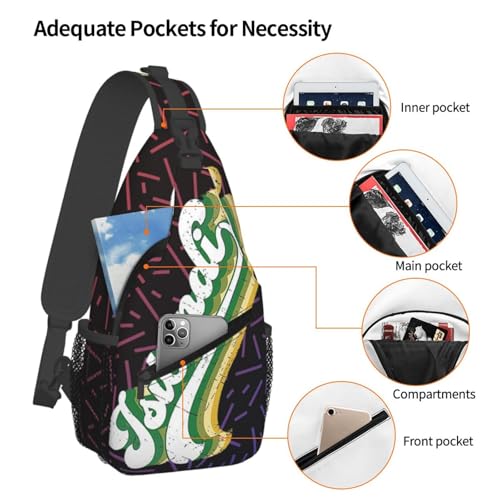 Isibindi - Colorful Groovy Small Crossbody Backpack Sling Bag For Men Women Mini One Shoulder Chest Bags Gym Sport Travel Hiking Daypack4