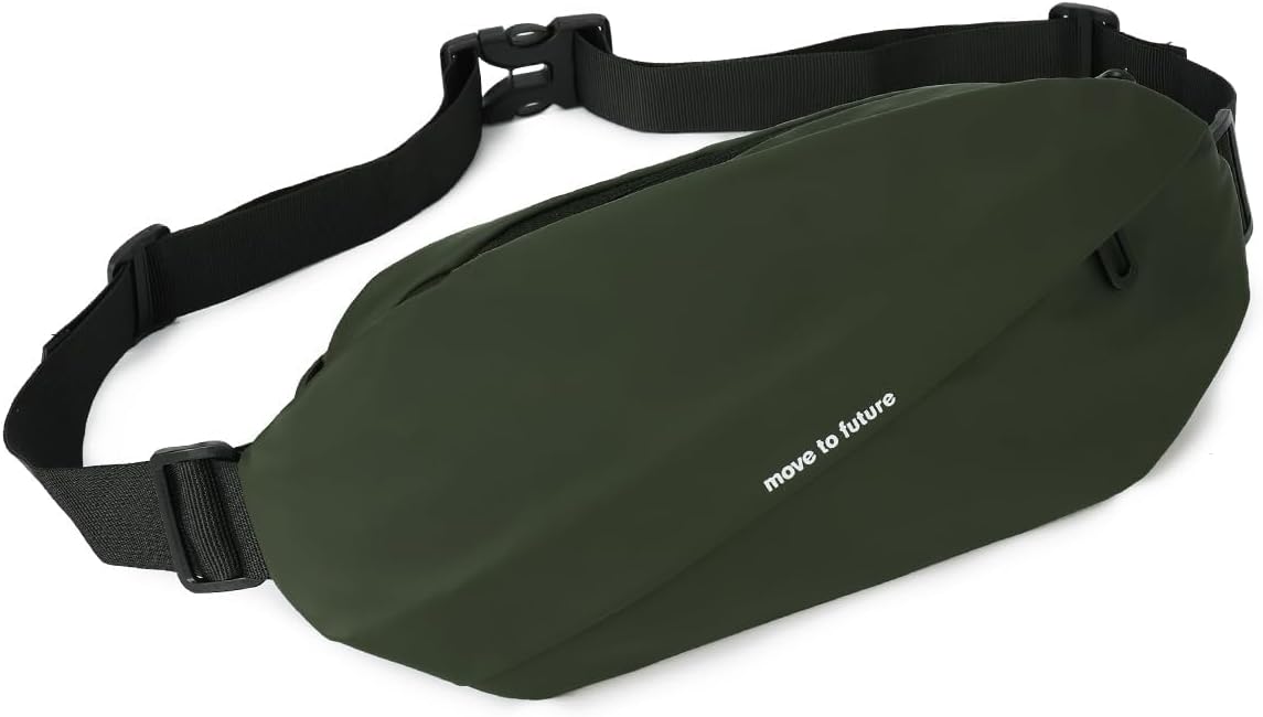 Fanny Pack for Men Women, Waterproof Waist Pack, Anti-Theft Sling Bag with Multiple Pockets, Crossbody Chest Bags for Travel, Gym, Hiking, Cycling - Image 8