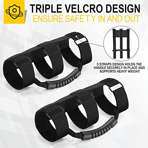 Image of moveland Grab Bar Handle, Fits 1.5-3 inch Roll Bars Wrangler /UTV /Quad ( 4 Pack)