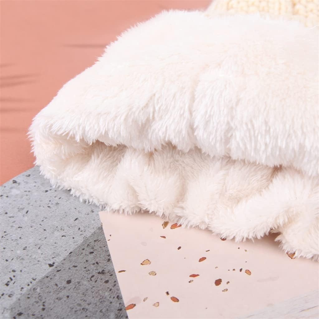 Women Winter Knitted Wool Ski Hat Scarf Set Windproof Outdoor Warm Thick Siamese Balaclava