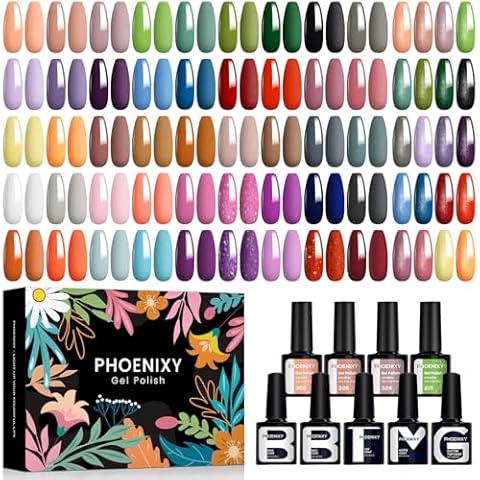 Phoenixy 45-Colour Gel Nail Polish Set Cover