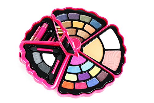 BR- All in one Makeup Set - Eyeshadows, Blush, Lip gloss and Mascara (Pink)