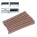 100Pcs Double Loop Wire Binding Spines, 100 Sheet Capacity 3:1 Pitch Binding Wire for Letter Size (Rose Gold)