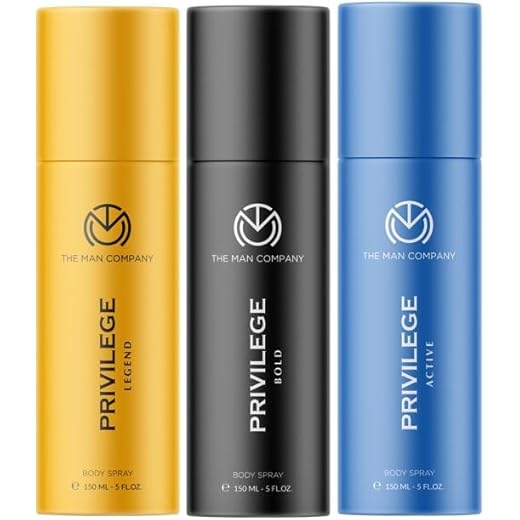 Man Co Privilege Deo Trio Pack 150Ml Sandalwood