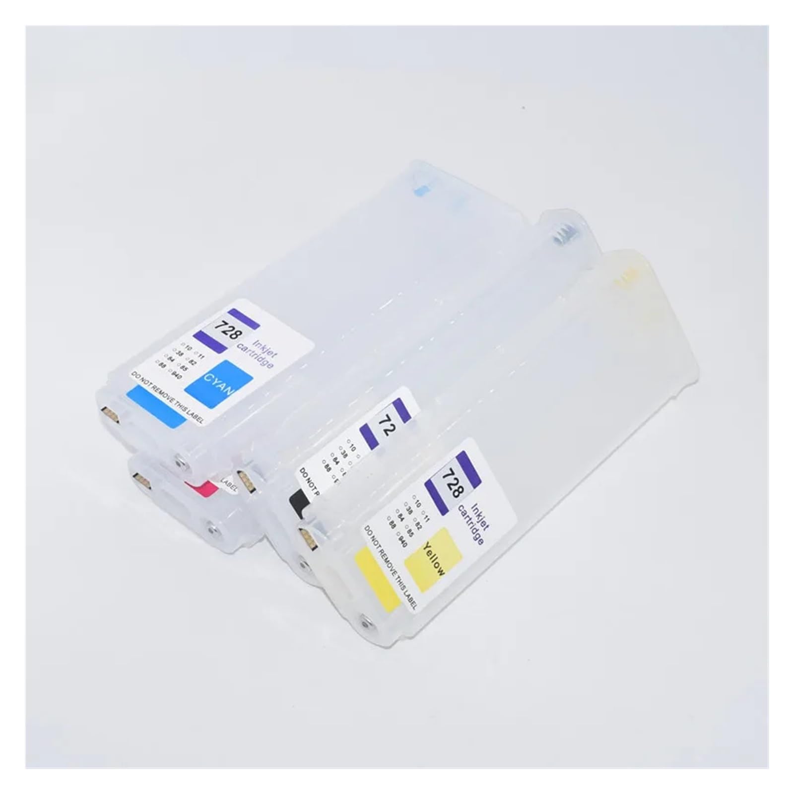 Lot de 4 Cartouches 728 Compatible avec HP DesignJet T730 T830