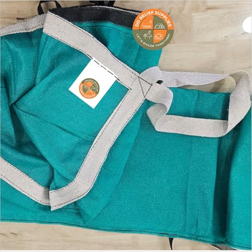 Image of Heavy Duty Green Shade Net Tarp | 6 x 6 ft 75% UV Protection Agro Net | Multipurpose Garden, Balcony, Fence & Canopy Cover