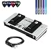 BOSS FS-6 Dual Latch and Momentary Foot Switch Pedal for Guitars, Keyboards, and Rhythm Machines Bundle with 3-FT 1/4-Inch Male to Male Instrument Cable, and Blucoil 4-Pack of Celluloid Guitar Picks