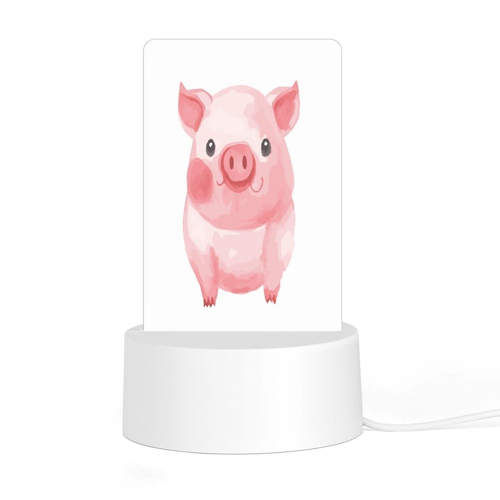 Adfgyerh Style Smiling (25) Night Light Acrylic Material Easy Installation, Home Decor Usb Interface Power Supply, Lamp For Restaurant Bar Cafe Room Decor
