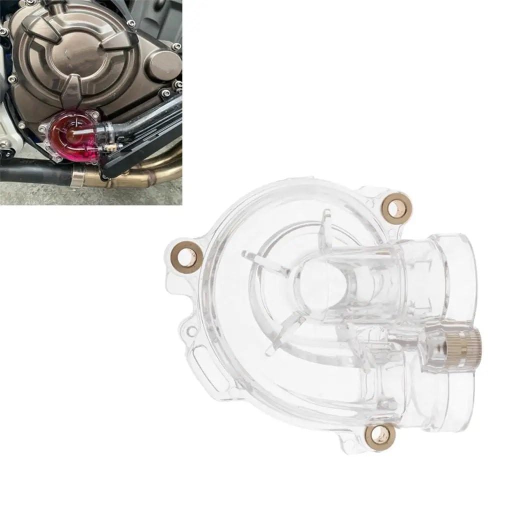 Pasuje do Yam&aha Pasuje do MT-07 Pompa wodna Pokrywa pompy wodnej Motocykl Chłodzenie silnika Pompa wodna Przezroczysta osłona Zestaw chłodnicy wirnika pompy wodnej o dużych
