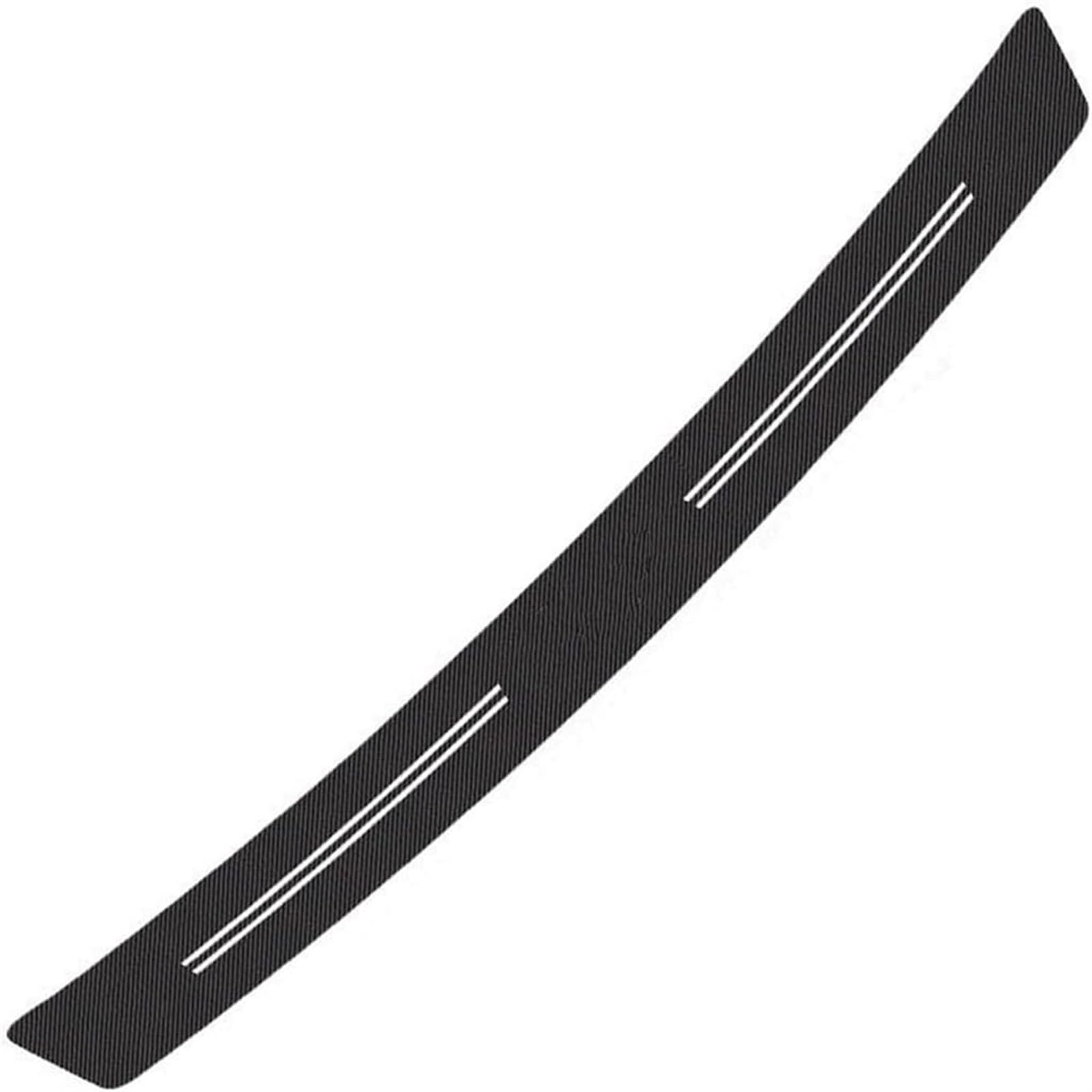 Tira Protectora de Parachoques Pegatinas Protectoras para el Parachoques Trasero del Coche, de Fibra Carbono(2)