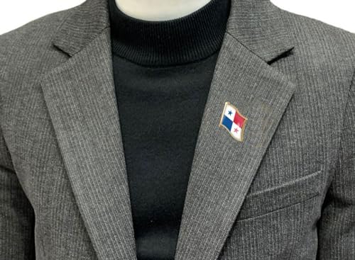 Image of vmcoatdu Country Flag Backs Locking Pin Keepers Locking Clasp Pin Badge International Travel Brooch Metal Alloy Souvenir Pin 0.75x0.7 Inch Small Pin