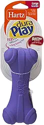Hartz Brinquedos para cães DuraPlay perfumados de bacon, grande (cor pode variar)