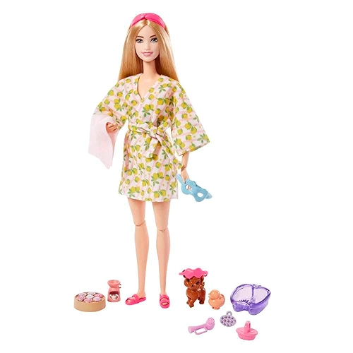 Barbie Fashion & Beauty Boneca Wellness Dia de Spa com Cachorinho para crianças a partir d... Barbie Fashion & Beauty Boneca Wellness Dia de Spa com Cachorinho para crianças a partir d...