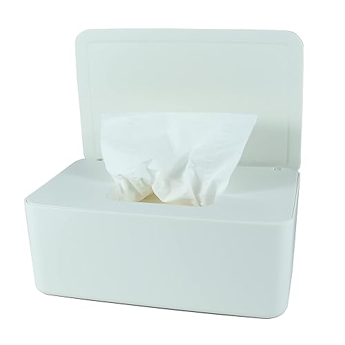 Dispensador de toallitas para pañales, estuche de toallitas para bebés, soporte para toallitas para bebés mantiene las toallitas de pañales frescas,