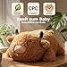 Mewaii Weighted Plüsch Gewichtstiere Hochlandrind Kuscheltier 58cm,1.8kg (4.0 lbs) Kawaii Plüschtiere für Kinder,Komfortabel und Kuschelig, Kuscheltiere für Frauen und Männer