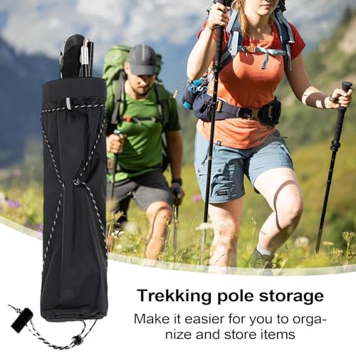 Funda para varillas de tienda de campaña e invierno con raquetas de nieve en alta montaña 2