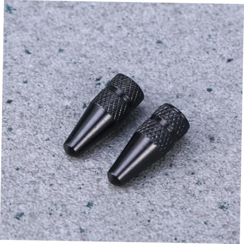 6 Tapas de Válvula para Bicicleta de Aleación de Aluminio Luxshiny para Bicicletas de Montaña y Ruta, Antióxido, Cubiertas de Polvo con Sellado, Fácil de Instalar, Tapas de Válvula Francesa, Negro miniatura 5