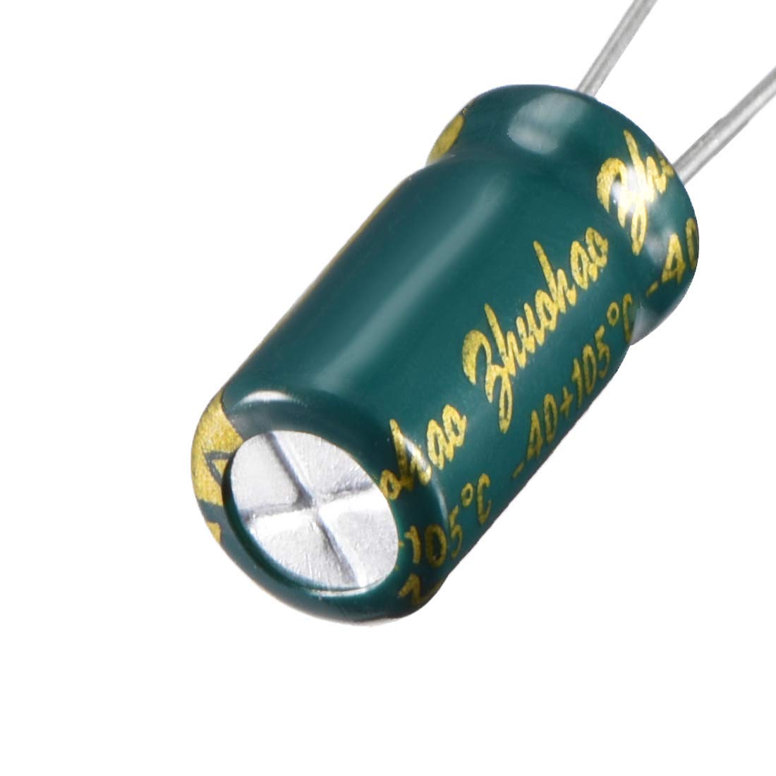 10 Condensatori Elettrolitici 470uF 25V A Bassa ESR - 8x12,5mm Chongx