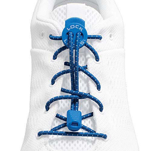 Cadarço Elastico Lock Laces Azul