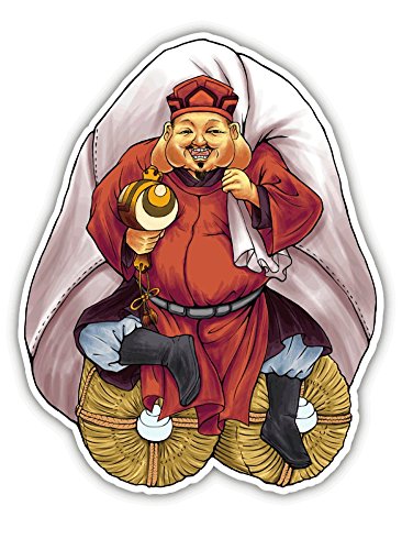 Amazon.co.jp: Sticker Shop Haru イラストステッカー 七福神 【大黒天 