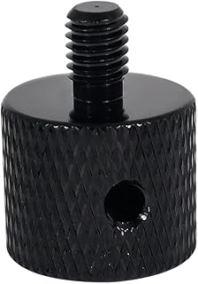 BGNing Aluminum Camera Screw Adapter Thread Reinforce Camera Conversion Screw Adapter 1/4 to 3/8 M5 M6 M8 M10 Male to Female for Monopod Tripod Ball Lights Bike Mount (M5 Male to 1 4 F)